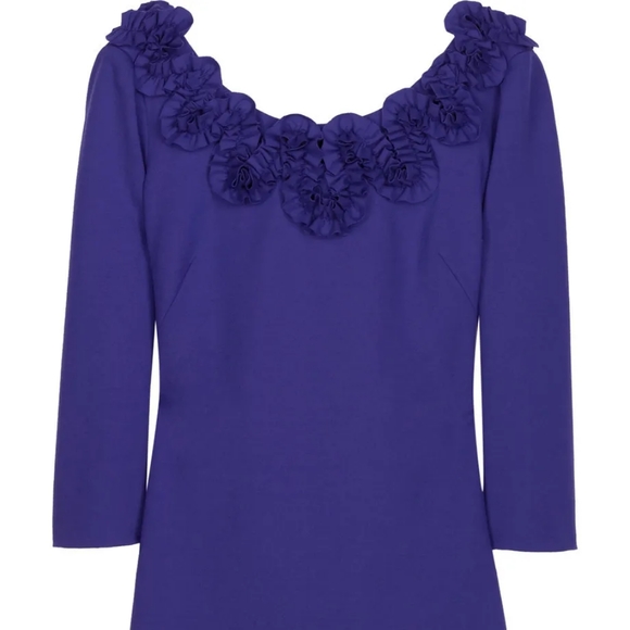 Tibi Ruffled stretch-jersey dress like new - Picture 6 of 12